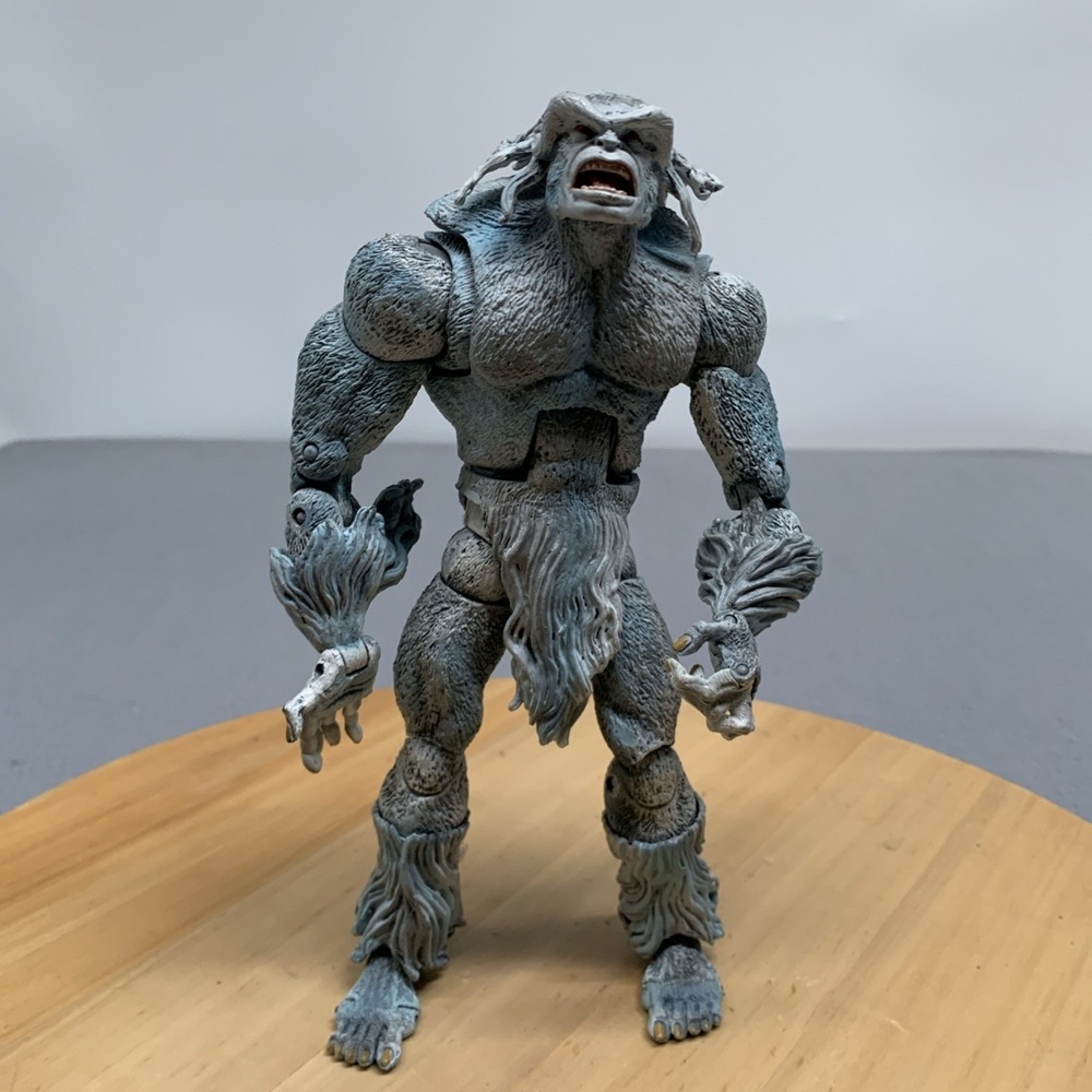 Marvel Legends Wendigo baf. Build A Figure Series 2005 Sasquatch White Variant